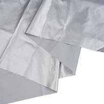 Silver Coated Polyester Tarp With UPF50+ Protections For Camping Hammocks Rainfly Or Sunshade 200X150cm sidabro pilka spalva