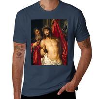 Rubens 1612 Jesus  Christ Ecce Homo TShirt Quick Dry Training Short Sleeve Tee S
