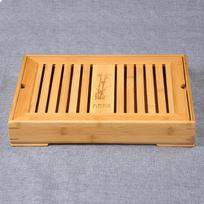 Naujo stiliaus kiniško stiliaus bambuko arbatos rinkinio padėklas Vandeniui laikyti patogus arbatos padėklas Buitinis arbatos rinkinys arbatos rinkinio priedai NLSLASI As shown 28x18x6cm