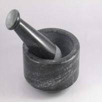 Mortar Pestle Natural Stone Grinder for Spices, Seasoning, Pastas Guacamole