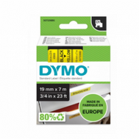 Juostelė DYMO 19mmx7m juoda/geltona