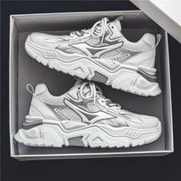Men Sneakers Male Casual Mens Shoe Tenis Luxury Shoes Trainer Race Breathable Footwear Fashion Loafers Running Shoes for Men 39 balta