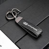 Automobilio anglies pluošto odos cinko lydinio raktų pakabukas mikropluošto raktų pakabukas Hyundai Tucson Accent Elantra Santa fe Sonata I10 I20 I30