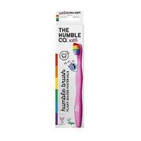 The Humble Co Kids Plant Based Ultra Soft Rainbow Toothbrush ,1 Count