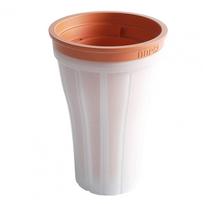Slushy Maker Cup Spillway Hole Make Cold Drink Portable Quick Squeeze Slushie Ice Maker Quick-Frozen Homemade Smoothies For Home oranžinė