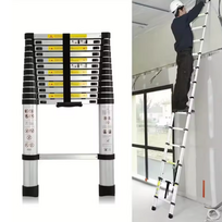 Aliuminės teleskopinės kopėčios 6.2m BOXER, BX-100