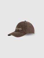 Moteriška strapback kepurė su snapeliu - ruda