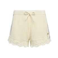 Adidas Originals Resort Laisvalaikio sportinės kelnės moterims su raišteliais, margintos dryžuotu megztiniu, pagamintos iš grynos medvilnės, moteriškos kelnės KX0723 M white