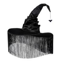 Gothic Halloween Witch Hat Ghost Spider Pendant Cosplay Accessories Pointed Mage Hat  School Event Style 4