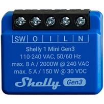 Shelly 1 mini gen3 1-kanałowy moduł ze stykiem bezpotencjałowym