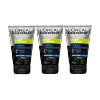 Loreal Paris Mens oil-controlling charcoal cleansing balm and anti-blackhead cleansing balm - mens oil-controlling charcoal cleansing balm 100ml3 juoda
