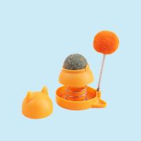Eco-Friendly Durable Cute Classic Fashion Modern Spring Catnip Ball Self-Hi Cat Stick Grinding Cat Grass Chew Toy Indoor (as the picture,5.5*5.5CM)