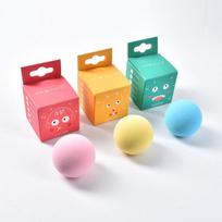 Dropshipping Interactive EVA Catnip Chewing Sound Toy Squeaky Pet Training Cat Ball