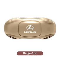 Automobilio saulės skydelio akinių laikymo dėžutė Akinių dėklas Klipsas Priedai Lexus CT ES GS NX IS250 CT200h IS300h ES300h RX400h NX300 beige