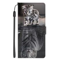 Apverčiamas dėklas Xiaomi 17T Pro Capa Xiaomi17T Prabangus odinis Animacinis gėlių Piniginė Knygos stovas Magnetinis dangtelis Funda for 17 T Etui -Xiaomi 17T Pro 5G