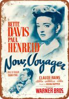 Now Voyager Bette Davis Bette Davis Paul Henreid On Midget Window Card  Movie Poster   Vintage Metal Aluminum Sign Home 20x30cm（7.8x11.8inch）