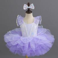 Children Ballet Skirt Girl Tutu Dress Performance Clothes Stage Princess Dance Party Dresses Leotard Modern Costumes 100cm