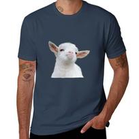 Cute baby goat TShirt Big and Tall Gym TShirt S
