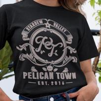 Stardew Valley Pelican Town Unisex Tee, Shirt, Graphic Tee, Gamer Gift, Video Game Shirt, Gaming Apparel S