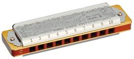 TOMBO HG Folk Blues Mark II 1210 10-Hole Harmonica, Key,