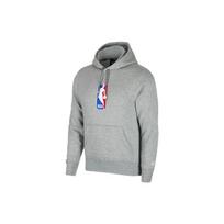 Nike X NBA Sweatshirts Men's Gray Hooded Moderate Regular 938413-063 XXL