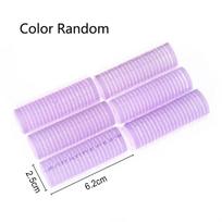 Color Multi Size Hair Styling Tools Full Size Hairdressing Curlers  Hair Rollers Salon Self Grip 2.5cm by 6.2cm
