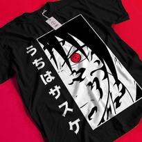 Sasuke Shirt Naruto Tshirt Itachi Uchiha T-Shirt Madara Kakashi Orochimaru Tee AA378 S
