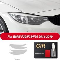 2 vnt. Automobilio priekinių žibintų apsauginė plėvelė Žibintų atnaujinimas Skaidri juoda TPU lipdukas BMW 4 serijai F32 F33 F36 priedams skaidri