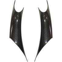 Car Door Panel Grab Handle Covers Armrest Trim Stickers Carbon Fiber Look For BMW 3/4 Series F30 F31 F32 F33 F34 F36 F80 F82 F83