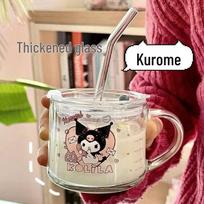 ZISIZ Kuromi Glass Breakfast Cup