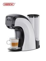Naujas HiBREW daugkartinių kapsulių kavos aparatas, karštas/šaltas Dolce Gusto pieno Nespresso kapsulėms ESE kapsulėms maltoms kavai kavinėms 20Bar 5 in 1, H3B balta