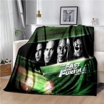 fast and Furious Movie Throws Blanket Kids Super Soft Cute Blankt for Travel Couch Picnic Sofa Bed Flannel Blanket Birthday Gift 75x90cm