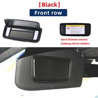 39819389 Automobilio priekinės saulės skydelio vizierio veidrodėlio dangtelis makiažui ir kosmetikai Volvo XC60 2013-2017 XC90 2013-2014 S80 2014-2015 juoda