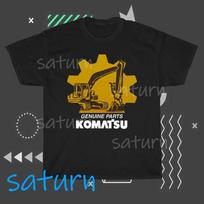 Komatsu Excavator Logo T-Shirt Funny Size S to 5XL M