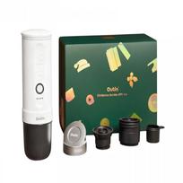 Outin nano xmas pack, espresso machine bundle with basket plus, model otem-01, color pearl white