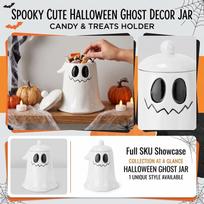 Halloween Decorative Jar for Home Decor and Party Favors One Size