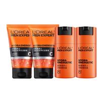 Loreal Paris Men's Skin Repairs, Firms, Soothes and Anti-Wrinkles LOreal Mens Refreshing Moisturizing Cream - Refreshing Lotion 50ml2 Cleansing 100ml2 ruda