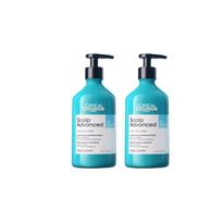 Loreal Paris Shampoo, smooth, plump and fluffy, soapy scent Clear Sky Bottle Salon Exclusive Scalp Anti-Dandruff Purifying Shampoo-500ml2 ruda