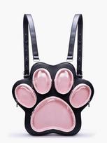 New Multi-pain Layer Cat Paw Japanese Cute Girl Ulzzang Ita Bag Fashionable Large Capacity Crossbody Backpack Y2K Itabag rožinė