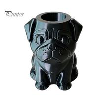 Indoor Succulents Planter 3D Printed Pug Pot, Decorative Dog Flowerpot for Outdoor, Cactus Plants Container, Pet Lover Gift Desktop Decor juoda