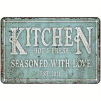 Metalinis skardinis ženklas Plakatas Namų Vartai Vonios Sieninė Plokštelė Dekoracija Retro Shabby Lėkštė Reljefinis Stilius Rankdarbis Skardos Tapyba Dekoras 20x30cm（7.8x11.8inch）