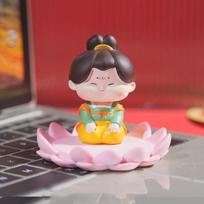 Aesthetic Ancient Style Phone Stand Cartoon Girl Desk Lazy Bracket  Desk Tablet Phone Style A