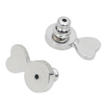 1 Pair Earring Backs for Heavy Earrings Gold Plated Lifters Elegant Earring Accessories Copper Texture for Droopy Ears sidabras