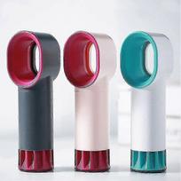 Handheld Cooling Bladeless Fan Upright Small Tower Silent Bladeless Fan pilka