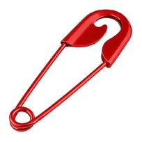 Classical Pin Shape Hair Clip Gentle Hair Clip Styling Accessories for Easy Wear Women and Teens Girl Hair Decoration raudona