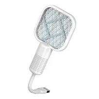 Mini Mosquito Swatter Trap USB Insect Racket Durable Mosquito Killer Lamp  Bedroom balta
