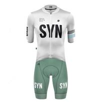 SYN plento dviračių sportinis kostiumas trumpomis rankovėmis vyriškas drėgmę sugeriantis kalnų dviračių topas dviračių kelnės vasara S