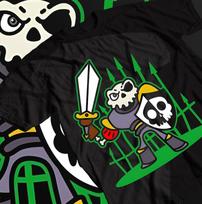 Unisex MediEvil Sir Daniel Fortesque Gaming T-Shirt, Retro Videogame Shirt 3XL