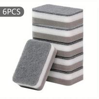 Double-Sided Magic Wipe Scouring Pad Kitchen Cleaning Sponge Dishwashing Sponge Brush Pot Bowl Supplies