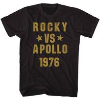 Rocky Rocky Vs Apollo Black Unisex T-shirt S